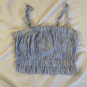 striped crop top